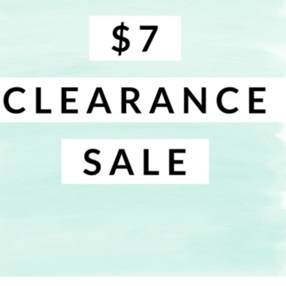 All clothes, Handbags and shoes $7 swimsuits $5